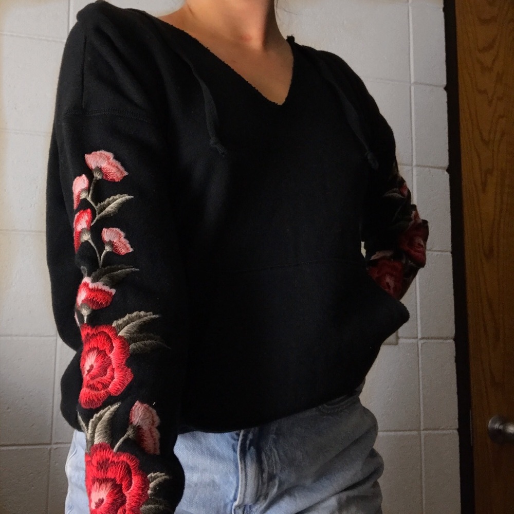 American eagle embroidered hoodie